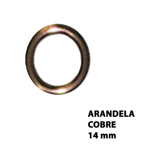 ARANDELA COBRE 14MM.