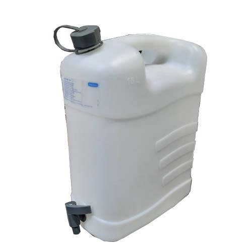 BIDON BLANCO 15LTS CON GRIFO