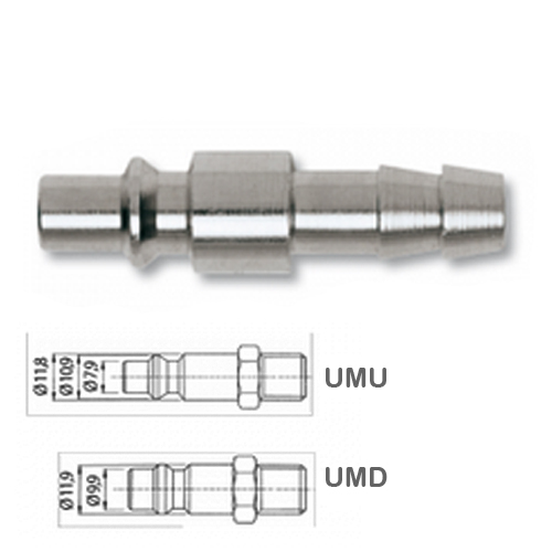 ADAPTADOR MANGUERA  6MM.
