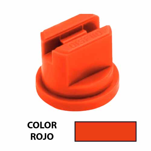 [317] BOQUILLA RAJILLA PLASTICO 110ª ROJA