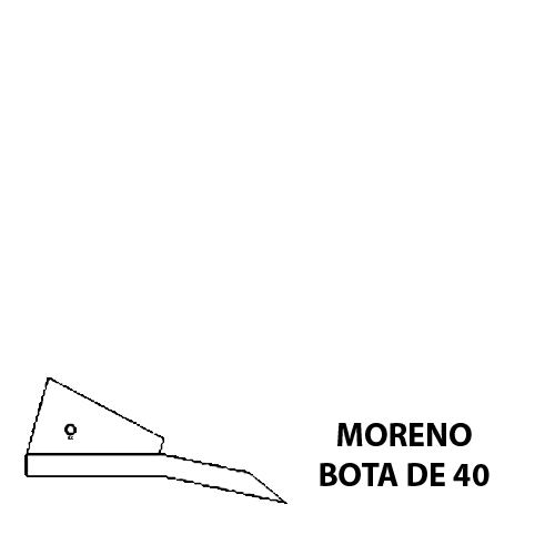 [MORENO40] BOTA SUBSOLADOR MORENO 40