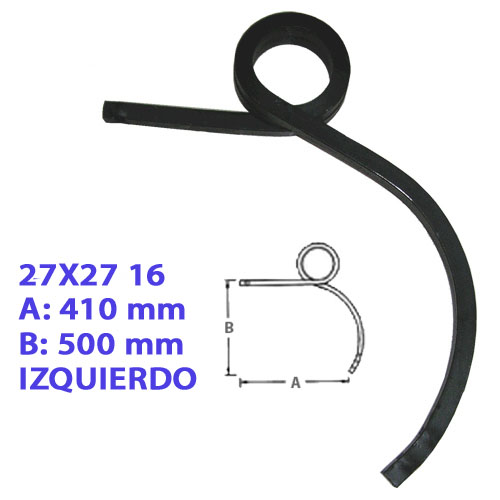 [16C_27IZDO] BRAZO CULTIVADOR DE 27 IZDO