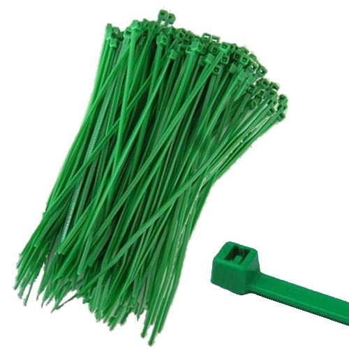[0300019V] BRIDA NYLON VERDE 4,8X160 (100UD)