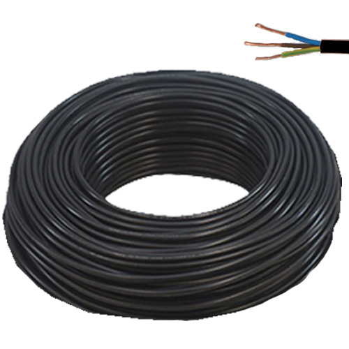 [65030] CABLE ELECTRICO NEGRO 3X2,5 mm2