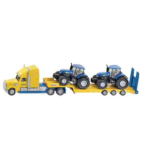 [6001805] CAMION PORTA TRACTORES CON 2 NEW HOLLAND