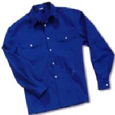 [388CAML3940] CAMISA TERGAL AZUL M/LARGA T-39/40