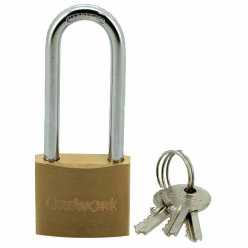 [6038] CANDADO LATON LARGO 32MM BLISTER