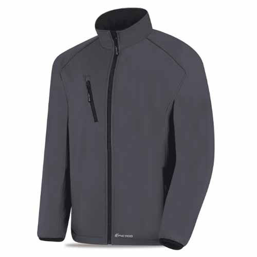 [6101] CAZADORA SOFT-SHELL GRIS T-L