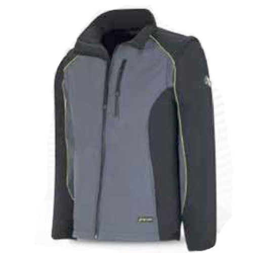 [288CSGXL] CAZADORA SOFT-SHELL GRIS-NEGRO XL