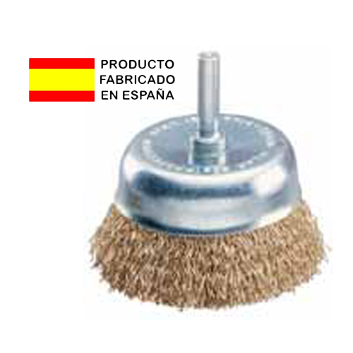 [BTE9268] CEPILLO TAZA ALAMBRECON ESPIGA DE 75MM