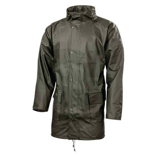 [6187] CHUBASQUERO IMPERMEABLE VERDE T-XL