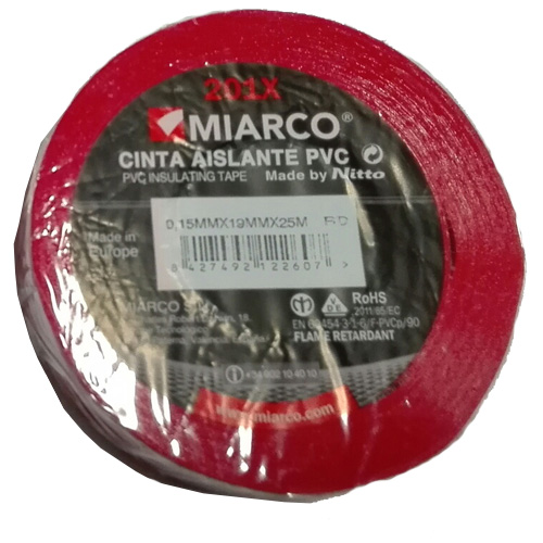 [MIA2012] CINTA AISLANTE 20X19 ROJA