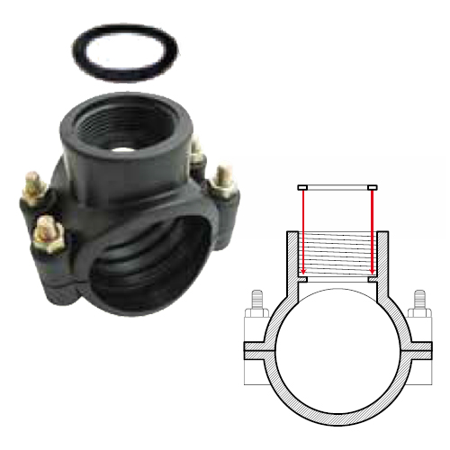[1509] COLLARIN TOMA SIMPLE 25MM.-3/4"
