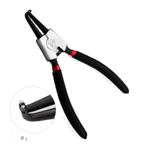 [221180] ALICATE GRUPILLAS CURVO EXTERIOR 180MM