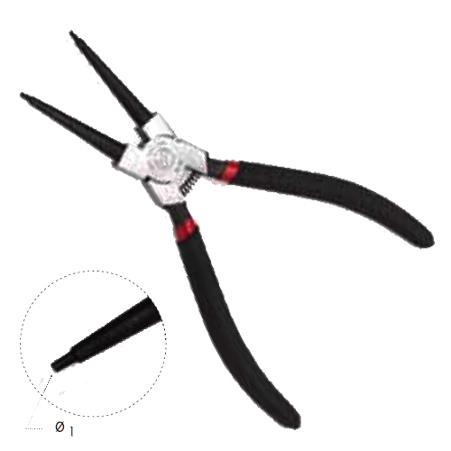 [220180] ALICATE GRUPILLAS RECTO EXTERIOR 180MM