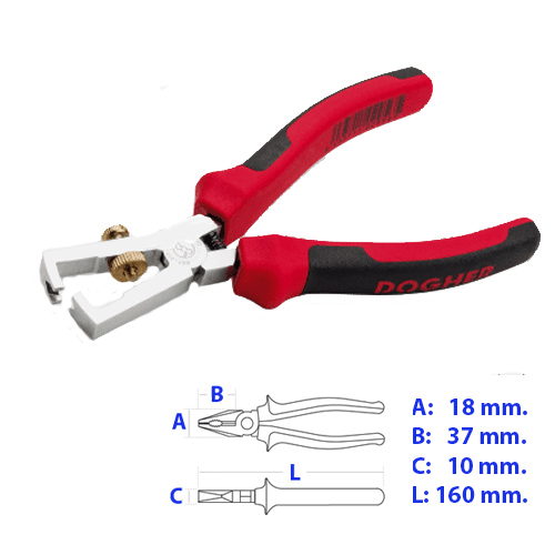 [215160] ALICATE PELACABLES 160MM.